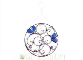 Blue Butterfly Suncatcher