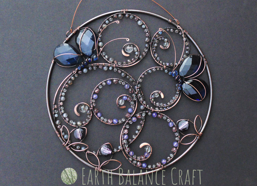 Blue Butterfly Suncatcher