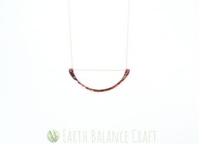 Copper Paddle Necklace