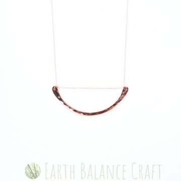 Copper Paddle Necklace