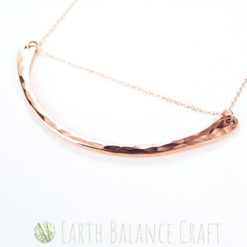 Copper Paddle Necklace