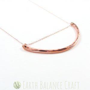 Copper Paddle Necklace