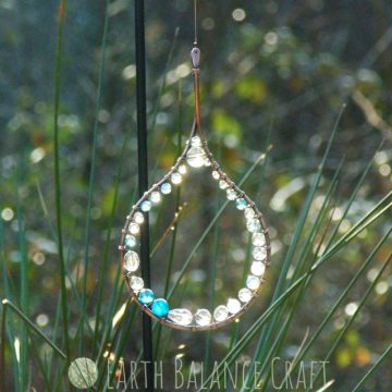 Rain Drop Suncatcher Medium 9