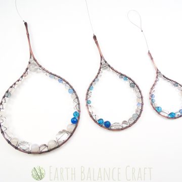 Rain Drop Suncatchers