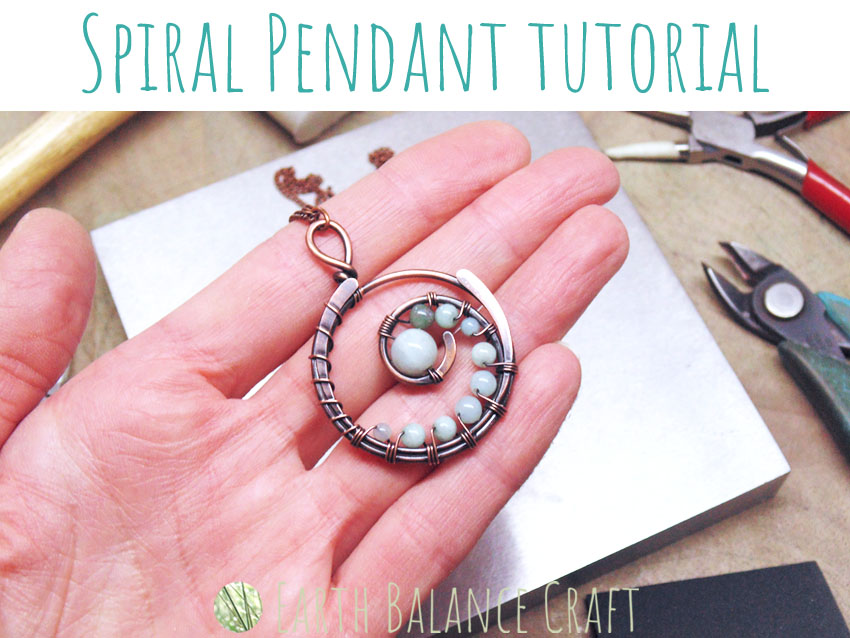 Spiral Pendant Tutorial 1