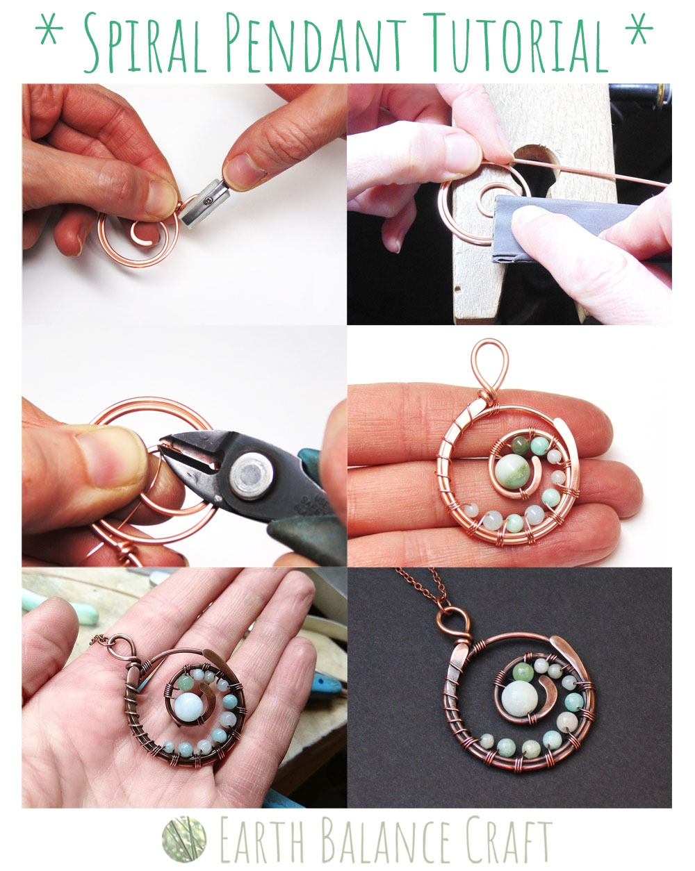 Spiral Pendant Tutorial 4