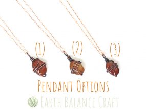 Bramble Hessonite Garnet Pendant