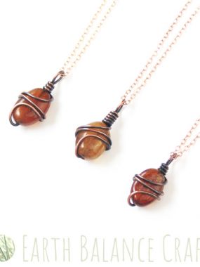 Bramble Hessonite Garnet Pendant