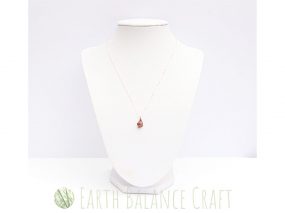 Bramble Hessonite Garnet Pendant