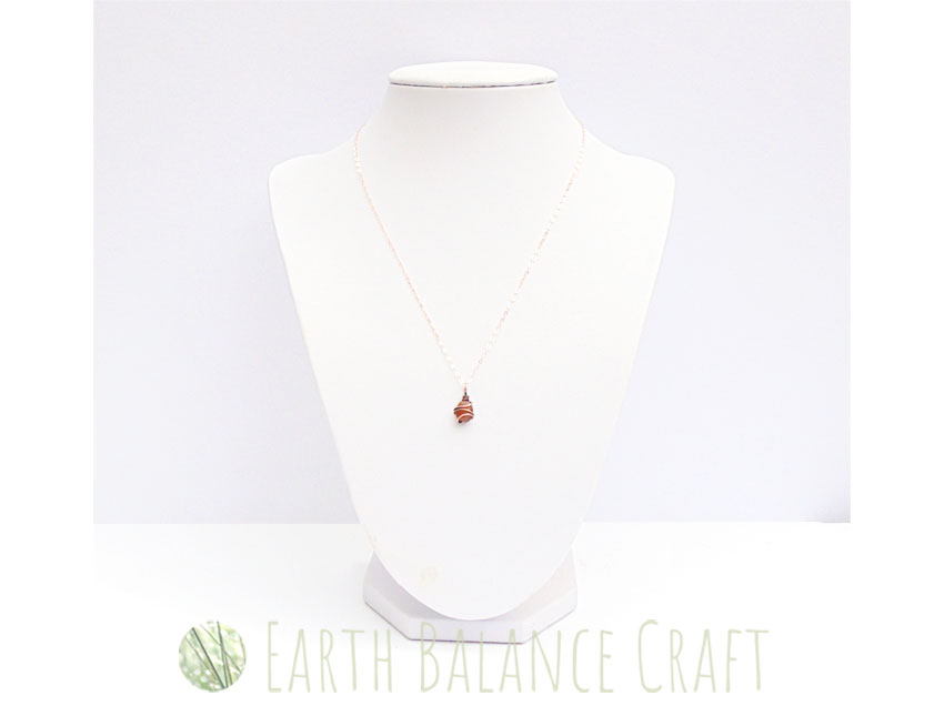 Bramble Hessonite Garnet Pendant