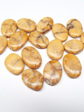 Sandstone Oval Beads