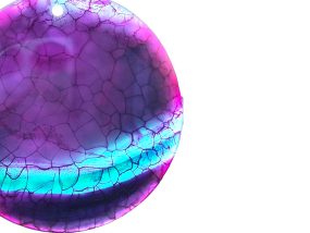 Purple Agate Pendant Bead