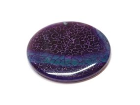 Purple Agate Pendant Bead