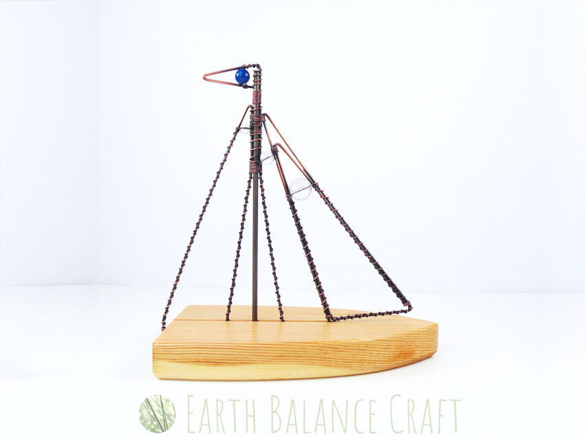 Flag Sailboat