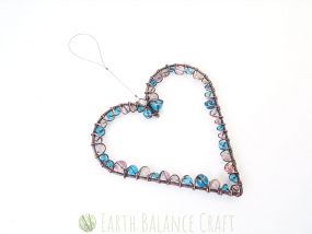 Forget me Not Love Heart Medium