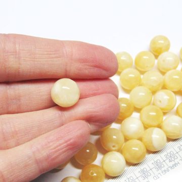 Honey Quartz Round Beads 2