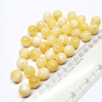 Honey Quartz Round Beads