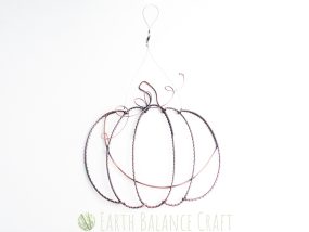 Handmade Pumpkin Wall Hanging