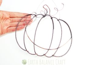 Handmade Pumpkin Wall Hanging