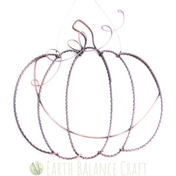 Handmade Pumpkin Wall Hanging