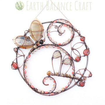 Wood White Butterfly Suncatcher