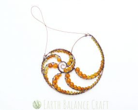 Yellow Peri Winkle Suncatcher