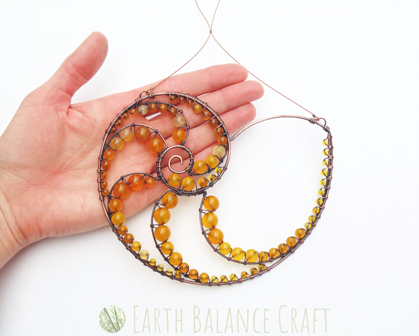 Yellow Peri Winkle Suncatcher