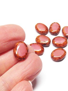 Czech Pink Beads