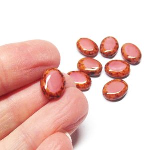 Czech Pink Beads