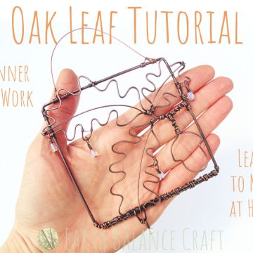 Oak Leaf Craft Tutorial