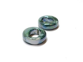 Enamelled Ceramic Bead Set