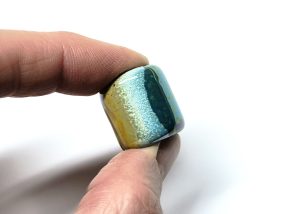Enamelled Ceramic Bead Set
