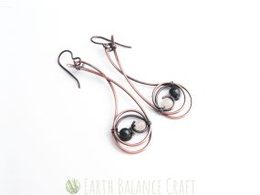 Leafy Drop Earrings