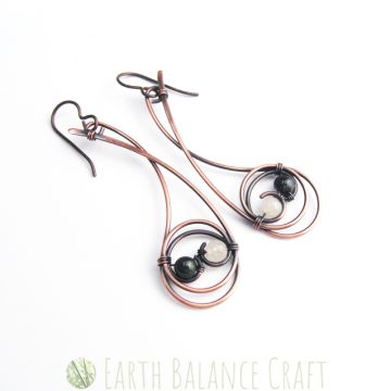 Leafy Drop Earrings