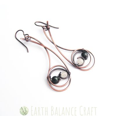 Leafy Drop Earrings
