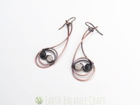 Leafy Drop Earrings