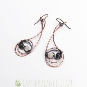 Leafy Drop Earrings