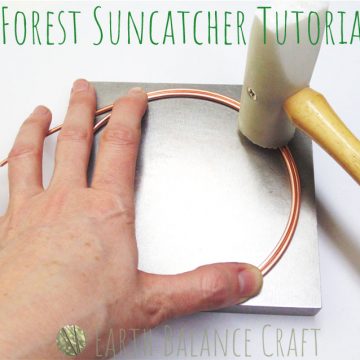 Forest Suncatcher Craft Tutorial