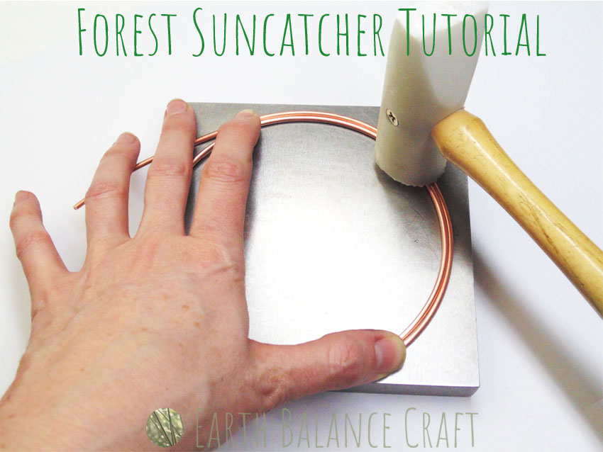 Forest Suncatcher Craft Tutorial