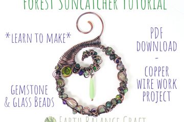 Forest Suncatcher Craft Tutorial