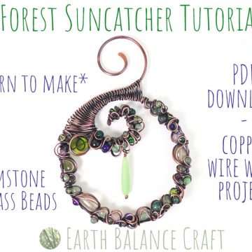 Forest Suncatcher Craft Tutorial