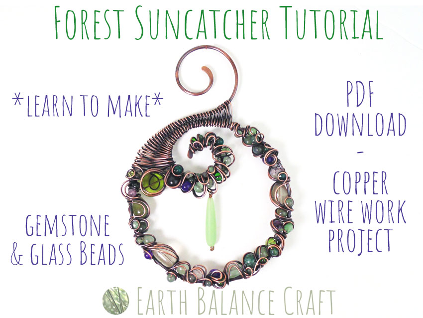 Forest Suncatcher Craft Tutorial