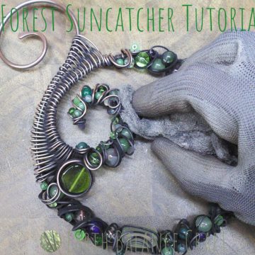 Forest Suncatcher Craft Tutorial