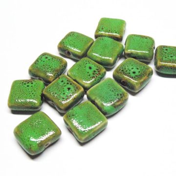 Green Ceramic Beads