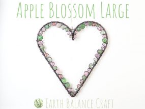Apple Blossom Love Heart Large