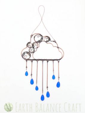 Rain Cloud Window Art