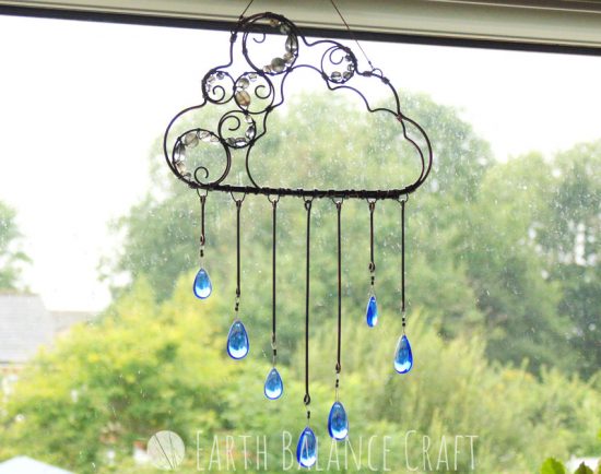 Rain Cloud Window Art