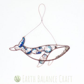 Blue Whale Suncatcher