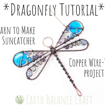 Dragonfly Suncatcher Tutorial