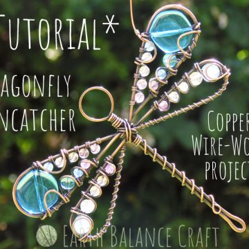 Dragonfly Suncatcher Tutorial